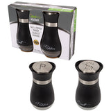 Ideal Kitchen Salt & Pepper Shaker Stainless Steel Black
