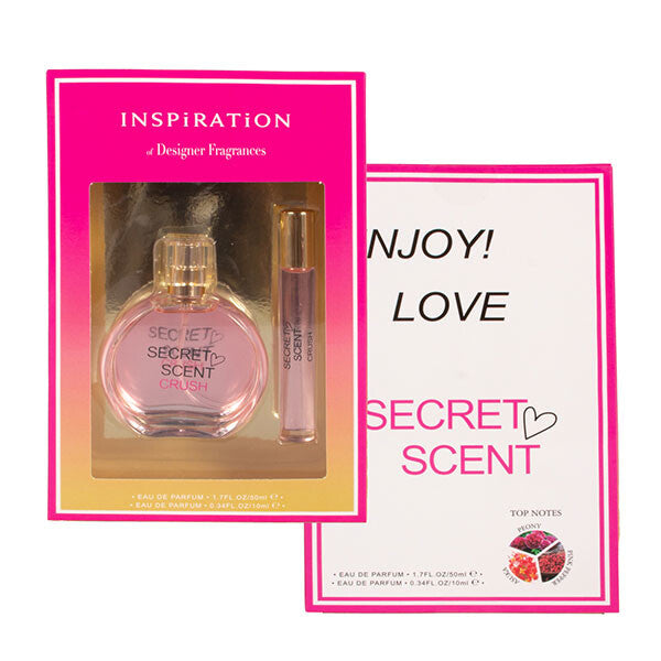 Women's 2pcs Vial Set SECRET SCENT CRUSH 1.7fl.oz+0.34fl.oz EDP