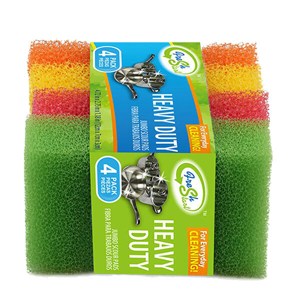 Fresh Start Pads 4PK Jumbo Scour Heavy Duty