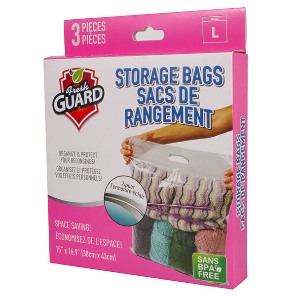 Fresh Guard Storage Bag Large 3PK