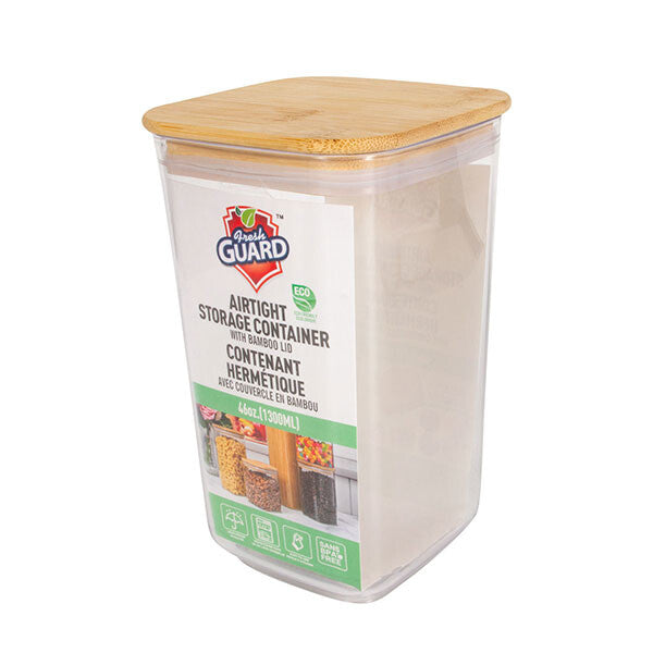 Fresh Guard Airtight Storage Container with Bamboo Lid 1300ml
