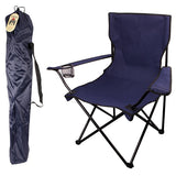 Folding Camping Chair Navy 19.7*19.7*31.5 inch