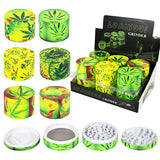 Grinder 4 Parts 63*44mm Glow Leaf