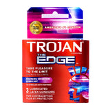 Trojan The Edge Lubricated Latex Condoms 6x3ct expired