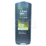 Dove Body Wash 400ml Men Sport Active Fresh
