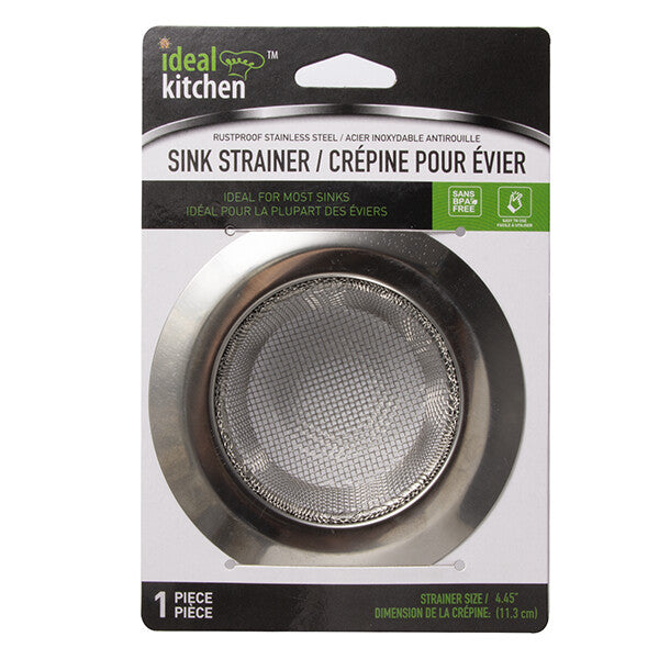 Ideal Kitchen Sink Strainer Stainless Steel 1PK Mesh