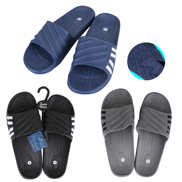 JM Sandal Men's 4 Side Stripes