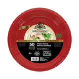 Ideal Dining Plastic Bowl 12oz Red 50CT
