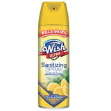 Wish Sanitizing Spray Aerosol 19oz Lemon & Mint