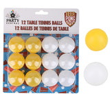 Party Central Recreational Ping Pong Balls 12PK