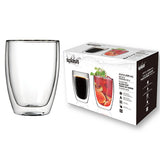 Splash Double Wall Glass Cup 11.8oz 2PK