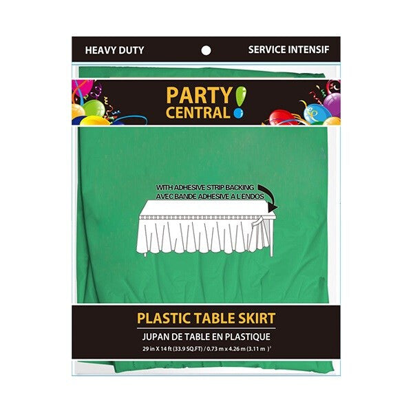 Table Skirt Rectangular Green