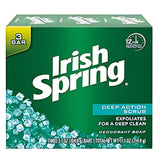 Irish Spring Bar Soap 3.75oz 3pk Deep Clean Scrub