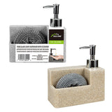 Ideal Home Porcelain Soap Dispenser w/ Scouer