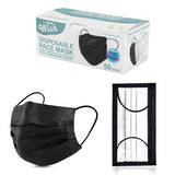 Wish Face Mask 50CT in Box  Black