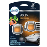 Febreze Car Vent 0.06floz 2PK Tropical Beach