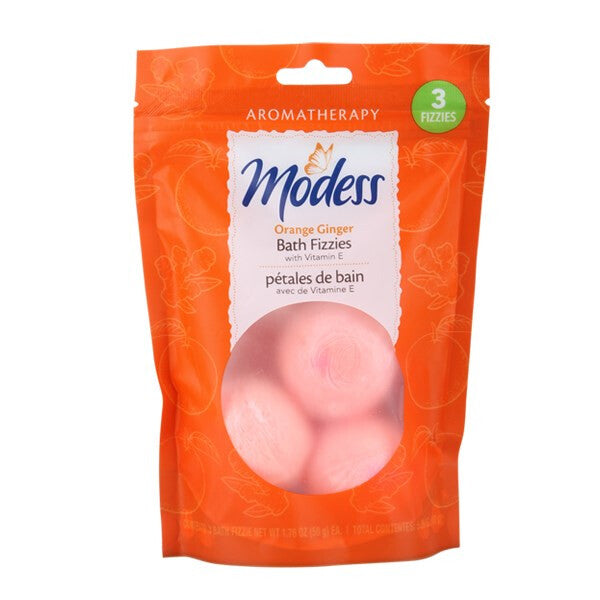 Modess Bath Fizzies 3PK Orange Ginger