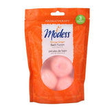 Modess Bath Fizzies 3PK Orange Ginger