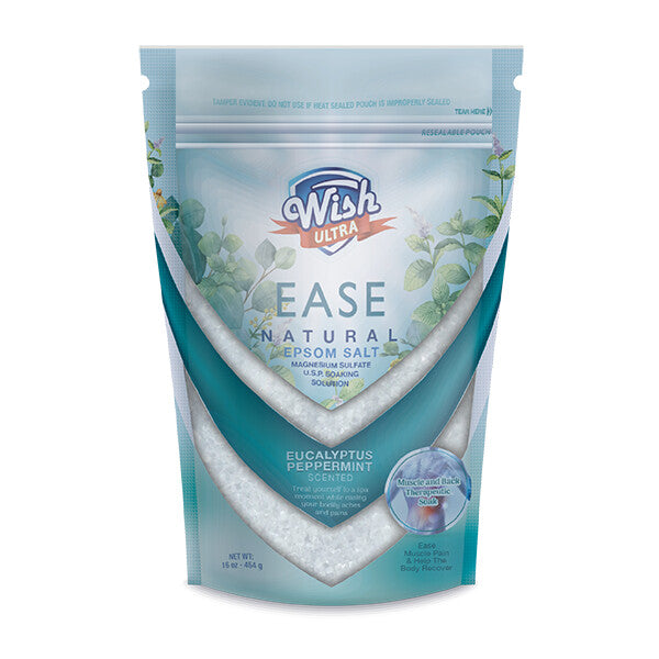 Wish Epsom Salt 16oz Bag Ease Muscle & Back Soak
