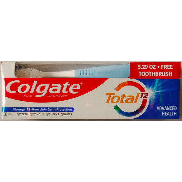 Colgate Toothpaste Total 150g 5.29oz Advance Health + Free TB