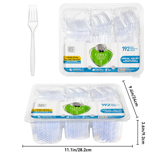 192 ct HD Clear Forks