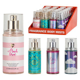 Women's Fragrance Body Mists 24Set Display  3.0fl.oz/88ml