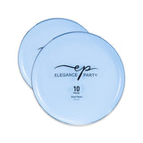 EP Edge 10PK 10.25" Dinner Plate Ice Blue+Silver