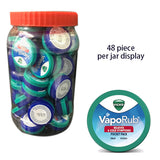 Vicks VapoRub 10ml Display with UPC Sticker
