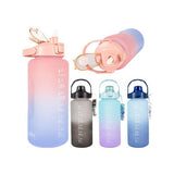 Splash Plastic Bottle 67.6ozoz Flip Cap w/ Lock & Handle Rainbow