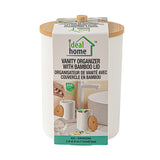 Ideal Home Vanity Oranizer with Bamboo Lid