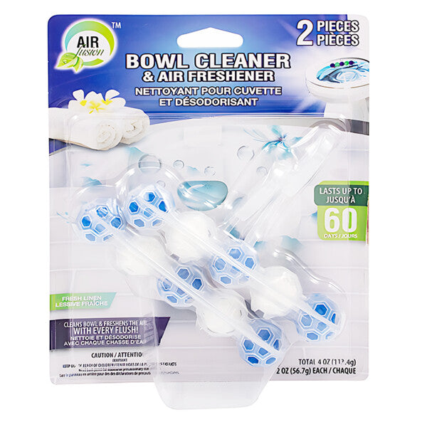 Air Fusion Bowl Cleaner & Freshener 10PK Fresh Linen