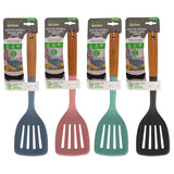 Ideal Kitchen Silicone w/ Wood Handle Slotted Spatula