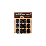 Genco Pocket Hair Brush 12ct Black