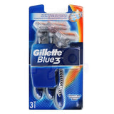 Gillette Blue 3 Razor 3count