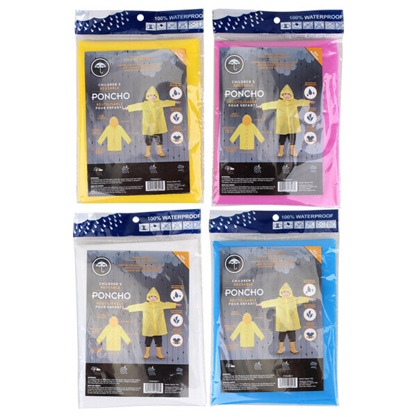 Drops Poncho Raincoat Kids