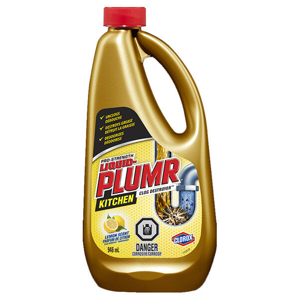 Liquid Plumr 32oz All Purpose Clog Destroyer Lemon
