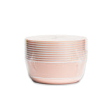 EP 10PK 14oz Soup Bowl Blush+Silver