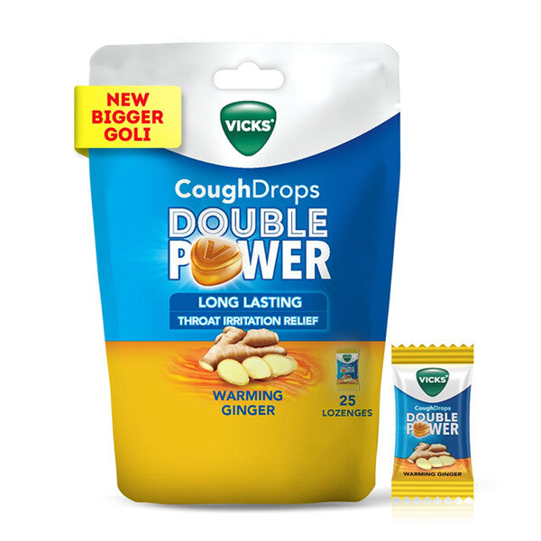 Vicks Cough Drops 25CT Warming Ginger