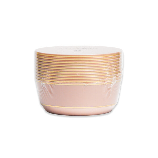 EP 10PK 14oz Soup Bowl Blush+Gold