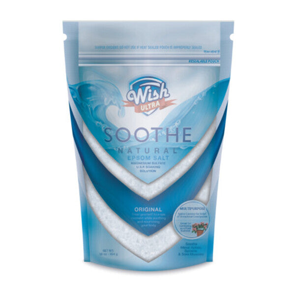 Wish Epsom Salt 16oz Bag Soothe Original