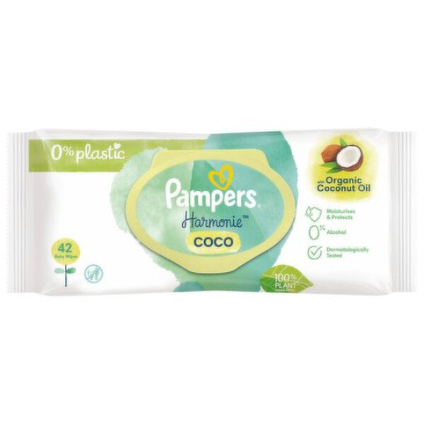 Pampers Wipes 42CT w/ LID Harmonie Coco