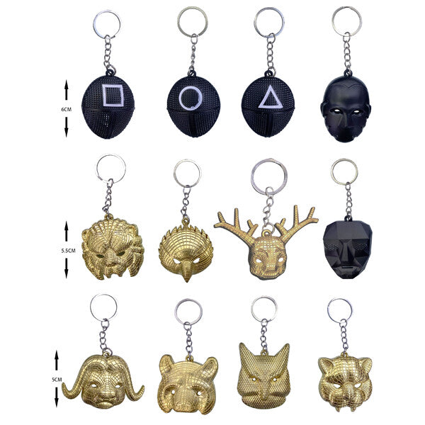 SG Keychain Metal Mask