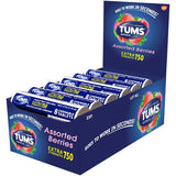 Tums Antacid 8CT Extra Assorted Berries Ex 750 12pk