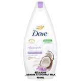 Dove Body Wash 450ml Relaxing Jasmine & Coconut Milk