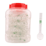 Glass Rose P 4in 90pc in Jar