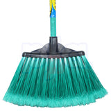 Mega Sweeper Plastic Broom w/ Wood Stick