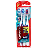 Colgate Toothbrush 360 Whole Mouth Clean 3PK