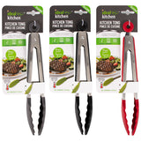 Ideal Kitchen Stainless Steel Silicone Tong 9in