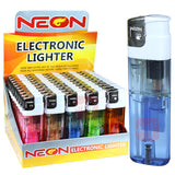 Neon Electronic Lighter 5 Transparent Color