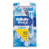 Gillette Blue3 Razor 6Count Cool
